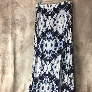Tye Dye Maxi Skirt Charlottw Russe Large Hippie Skirt High Slit Maxi Skirt BOHO